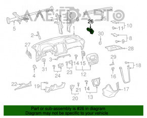 Tubul de aer dreapta pentru Lexus RX300 98-03