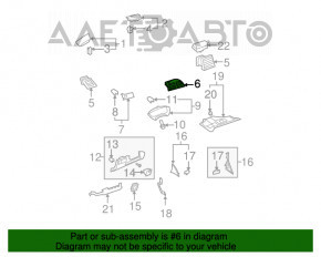 Conducta de aer centrală pentru Lexus ES350 07-12