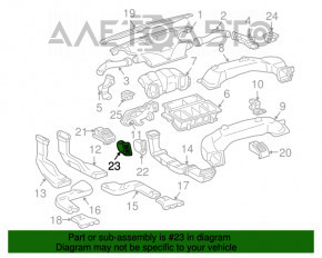 Conducta de aer central stânga pentru Lexus RX300 RX330 RX350 RX400h 04-09