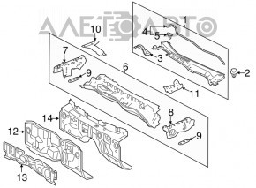 Placa de protecție metalică pentru Lexus IS 14-20