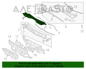 Suport stergator metalic Lexus RX300 RX330 RX350 RX400h 04-09