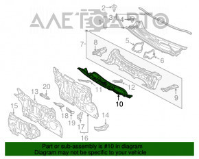 Paletă de ștergătoare metalică Lexus CT200h 11-17