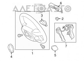 Modul de control al încălzirii volanului pentru Lexus LS460 07-12