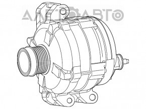 Генератор Jeep Grand Cherokee WK2 16-21 3.6 220 Amp