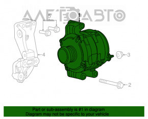 Генератор Dodge Dart 13-16 2.0 2.4