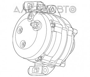 Generatorul Jeep Grand Cherokee WK2 16-20 3.6 180 amp