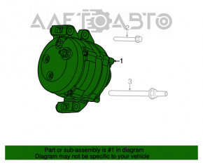 Generatorul Jeep Grand Cherokee WK2 16-20 3.6 180 amp