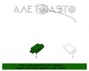 Modulul de control BSM Dodge Durango 11-13