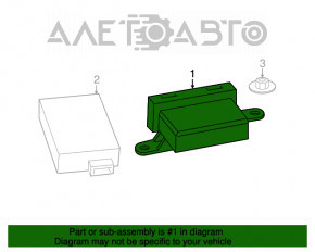 Modul de asistență la parcare Jeep Cherokee KL 14-