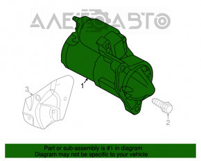 Стартер Dodge Durango 11- 5.7