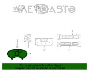 Tabloul de bord al Jeep Grand Cherokee WK2 11