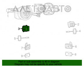 Butoanele de control de pe volanul stâng al Dodge Challenger 09-14