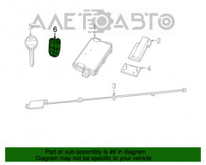 Ключ smart Chrysler 300 11-