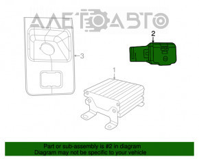 Priza centrală a consolei Fiat 500L 14-