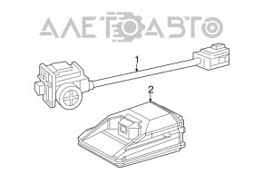 Camera de vizionare spate pentru Dodge Durango 11-13