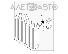 Evaporator VW Passat b8 16-19 SUA fără supapă