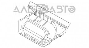 Корпус голый кондиционер, левая часть VW Passat b8 16-19 USA