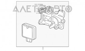 Modul de control al radarului de croazieră VW Passat b8 16-19 SUA