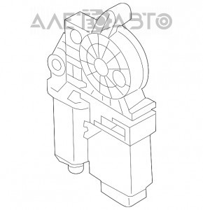 Мотор стеклоподъемника передний левый VW Passat b7 12-15 USA