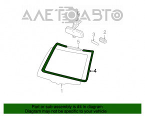 Garnitură de parbriz Lexus RX300 RX330 RX350 RX400h 04-09