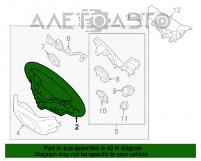 Volan gol Hyundai Santa FE Sport 13-16, jante, cauciucuri, bej