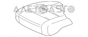 Scaun de pasager VW Passat b8 16-19 SUA cu airbag, manual, piele neagră, încălzit, necesită curățare chimică.