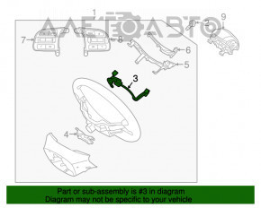 Проводка руля Kia Niro 17-22 HEV, PHEV