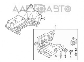 Distribuitor de baterii pentru VW Passat b8 16-19 SUA 3.6