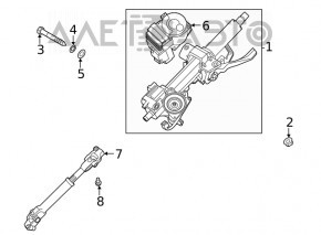 Volanul Hyundai Sonata 20- sub butonul Start-Stop