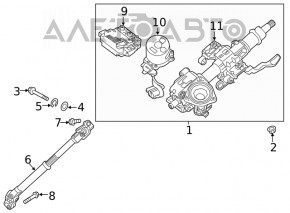 Articulatie directie Kia Niro 17-22 nou original OEM