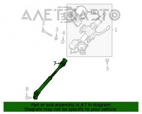 Рулевой карданчик Hyundai Santa FE 19-20