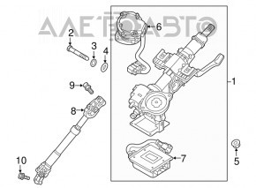 Cruce de direcție pentru Hyundai Tucson 16-20, nou, original OEM