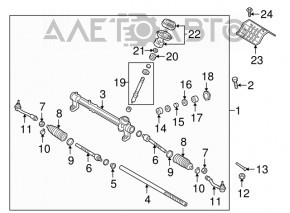 Crema de directie Hyundai Tucson 16-18 AWD nou original OEM