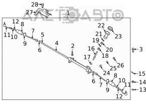 Capăt direcție dreapta Hyundai Santa FE 19-20 nou original OEM