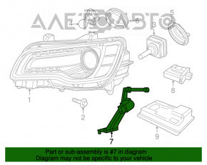 Senzor de înclinare a caroseriei față Chrysler 300 11-17