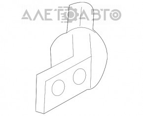 Buclele ușii din spate stânga jos Mitsubishi Outlander 14-21, noi, originale OEM.