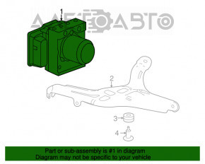 ABS ABS Honda Accord 16-17 rest hybrid