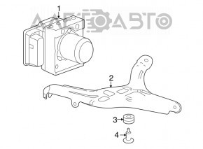 ABS ABS Honda Accord 16-17 rest hybrid