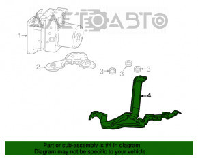 Suport ABS Honda CRV 17-19 inferior