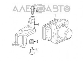 Suport bloc ABS Acura ILX 13-