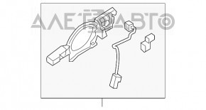 Mecanism mâner ușă față stânga Mitsubishi Outlander Sport ASX 10 - nou original OEM