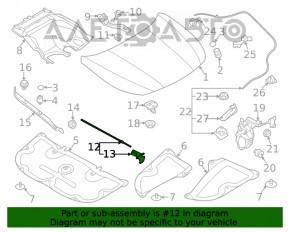 Suport de capot pentru Subaru Outback 20- nou OEM original