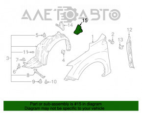 Bucșă de cauciuc pentru brațul de suspensie spate al Jeep Patriot 11-17, nou, neoriginal