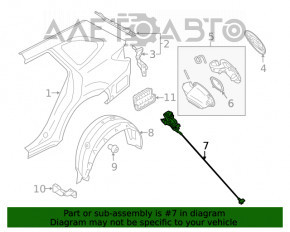 Blocare capac rezervor combustibil Subaru Outback 20-