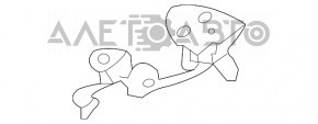 Manerul de deschidere a capotei Subaru B10 Tribeca, complet asamblat