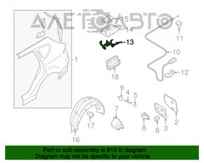 Maneta de deschidere a capacului rezervorului de combustibil pentru Subaru B9 Tribeca