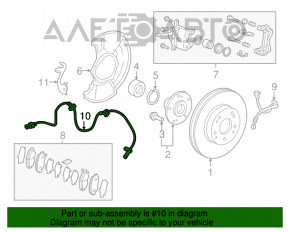 Датчик ABS передний правый Honda CRV 17-22