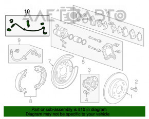 Senzor ABS spate stânga Acura MDX 14-16 AWD