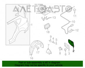 Capacul rezervorului de combustibil Subaru B9 Tribeca