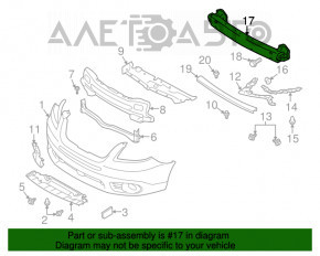 Amplificatorul de bara fata pentru Subaru B9 Tribeca